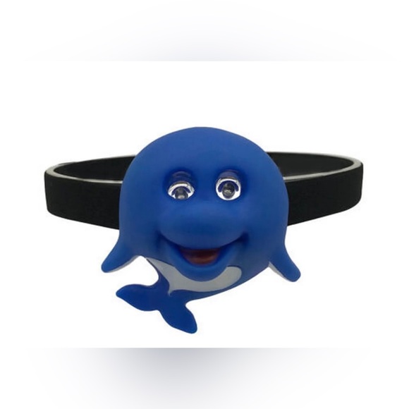 New LED DOLPHIN Animal Headlamp For Kids Hands Free Lighting Indoor or Outdoors - Picture 2 of 3